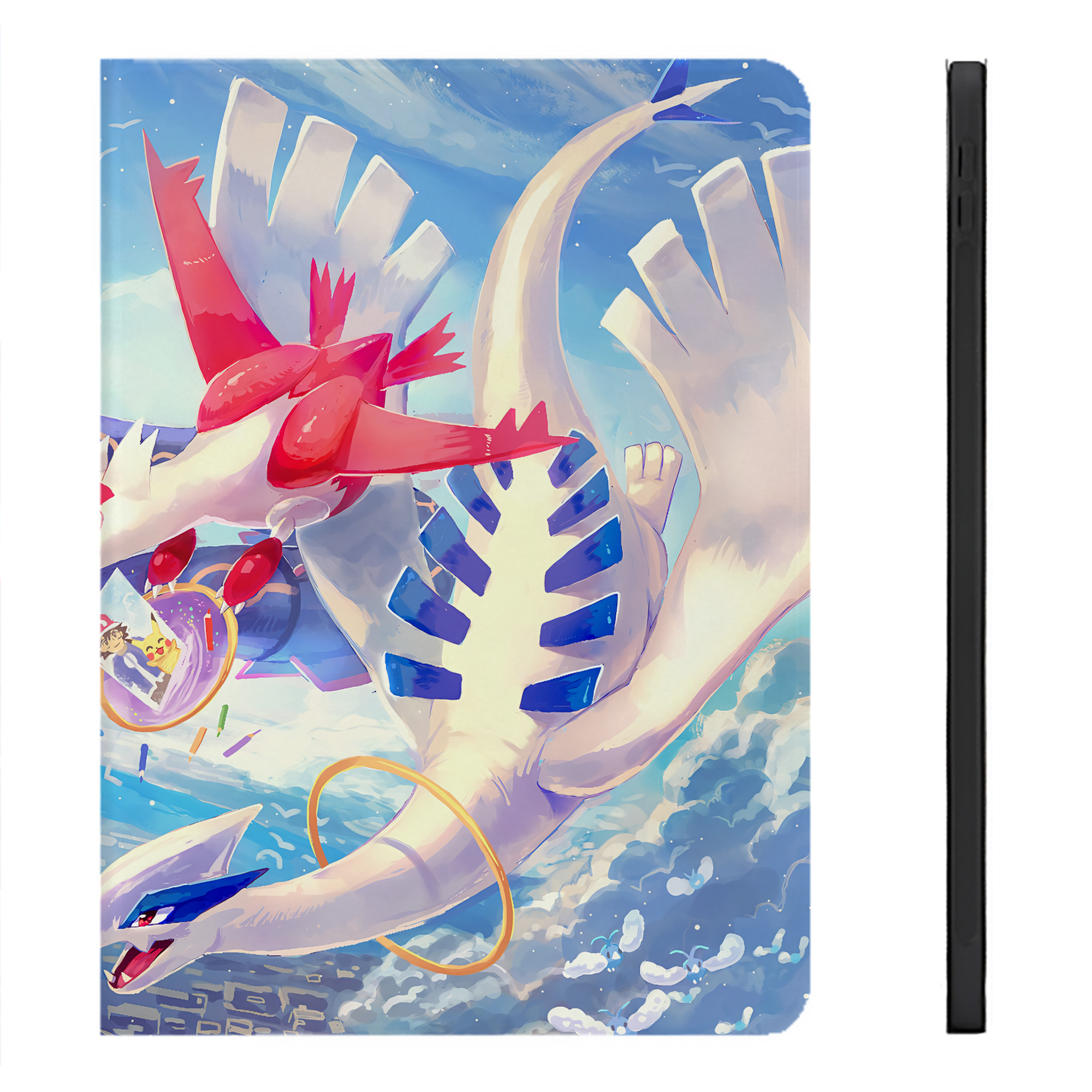 （画像用） ポケットモンスター Pokémon IPadケース ペンホルダー付き ブックスタイルデザイン